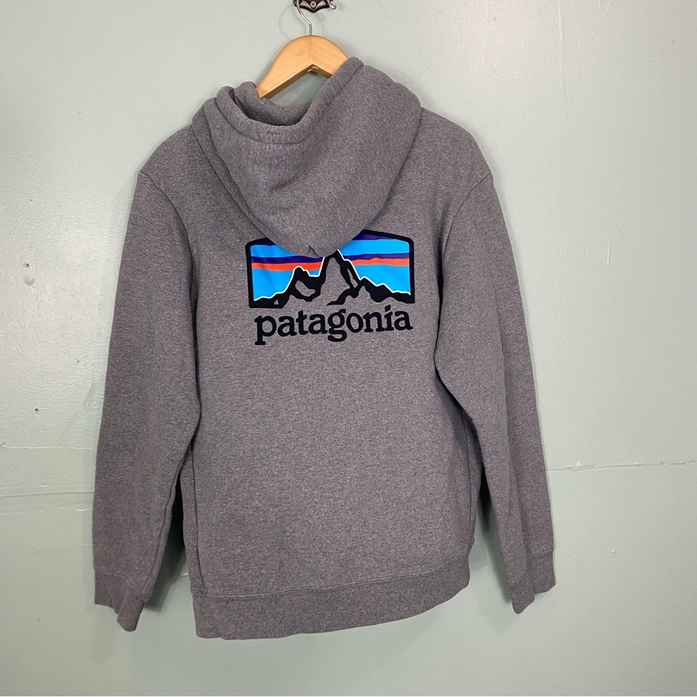 Patagonia Fitz Roy Horizons Uprisal Hoody Hoodie Gray Mens Medium